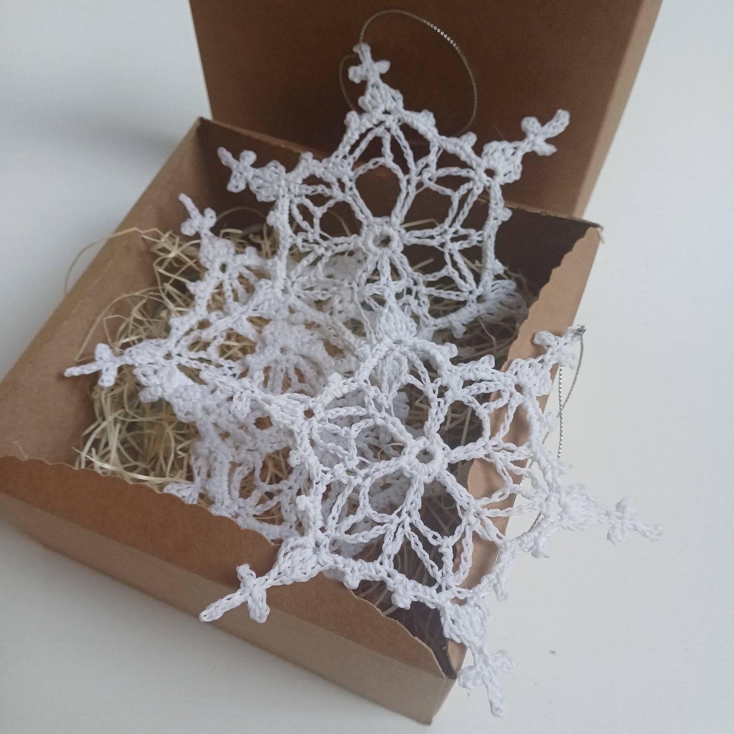 Collezione FIOCCHI DI NEVE all'uncinetto