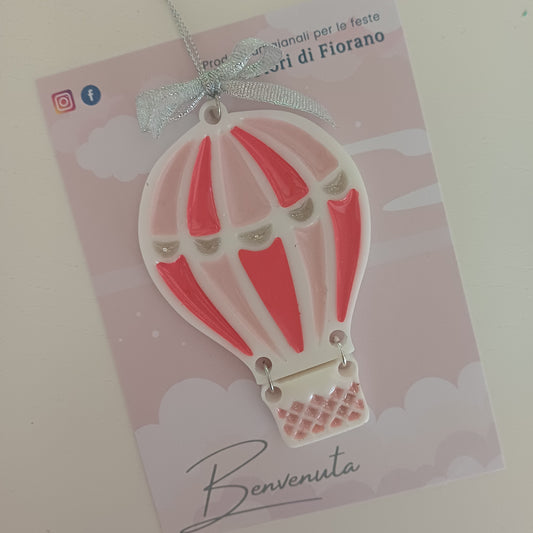 Bomboniere di resina Mongolfiera